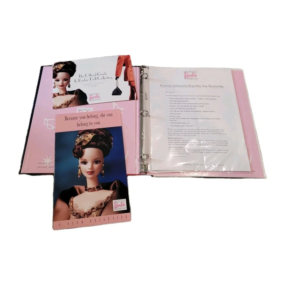 1998 BARBIE COLLECTOR'S‎ CLUB 2nd Edition Binder